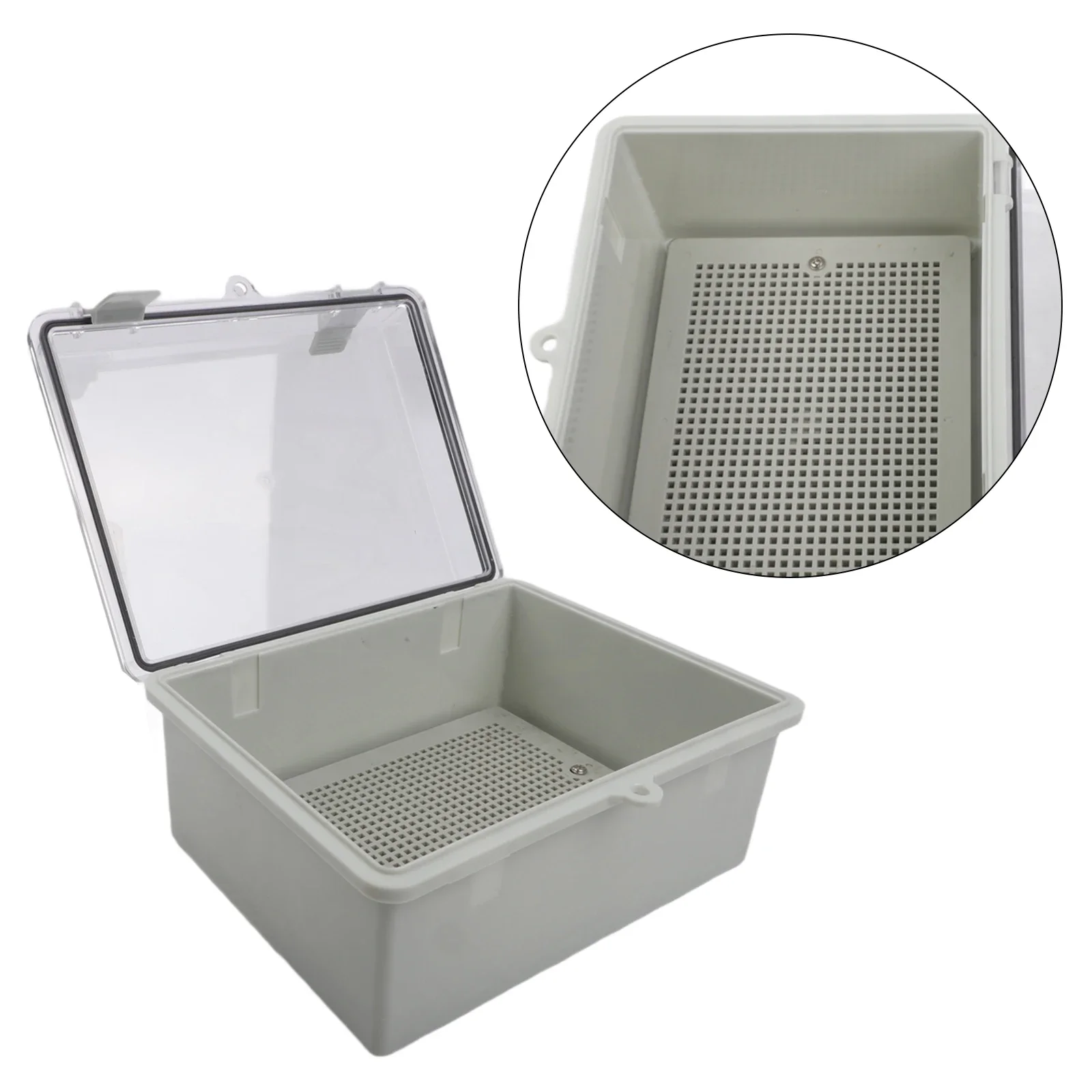 

Водонепроницаемая прозрачная распределительная коробка с прозрачной крышкой, класс защиты IP66, 220x170x110 мм, надежная защелка для электротехнических работ