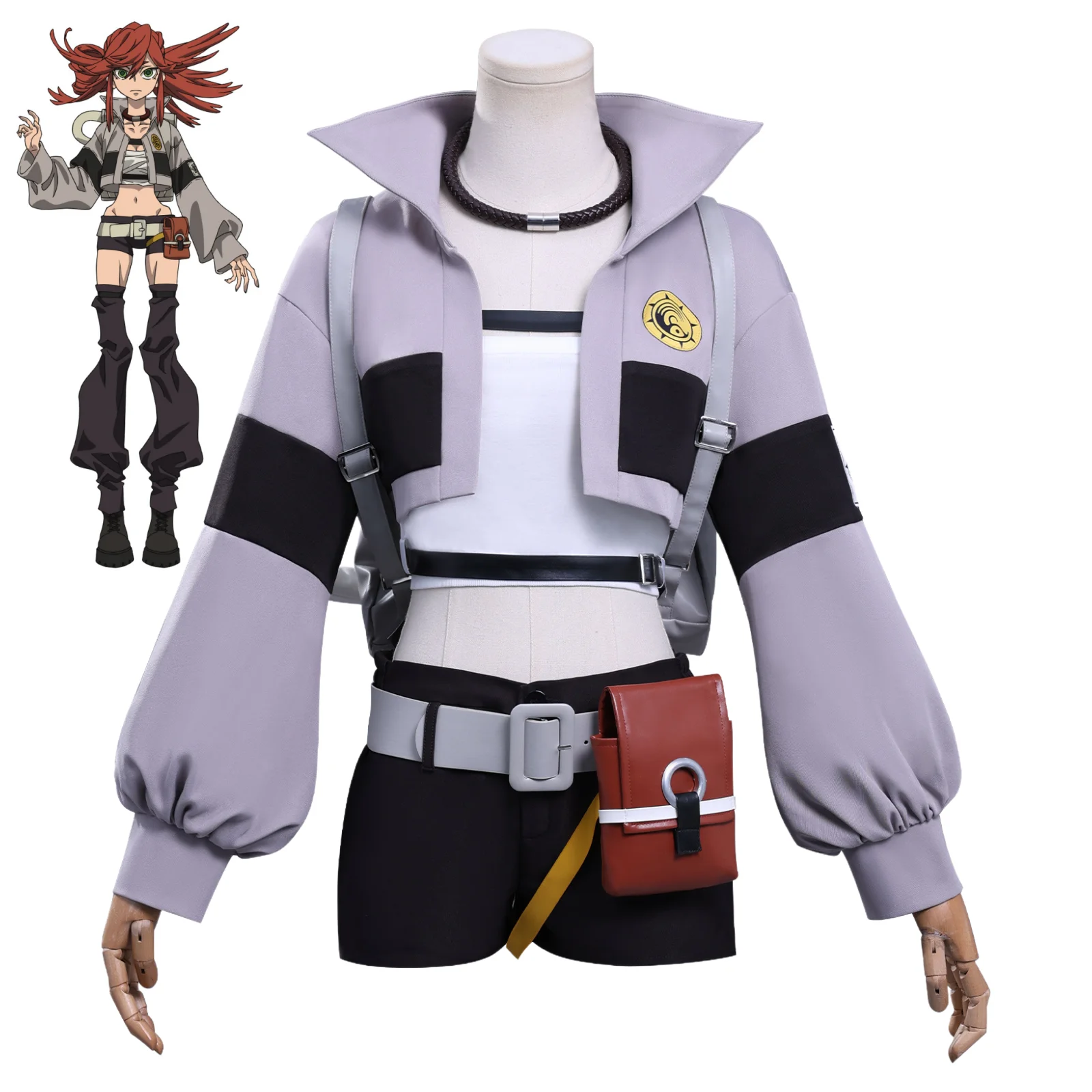 Аниме GACHIAKUTA Li Glaze Косплей Костюм