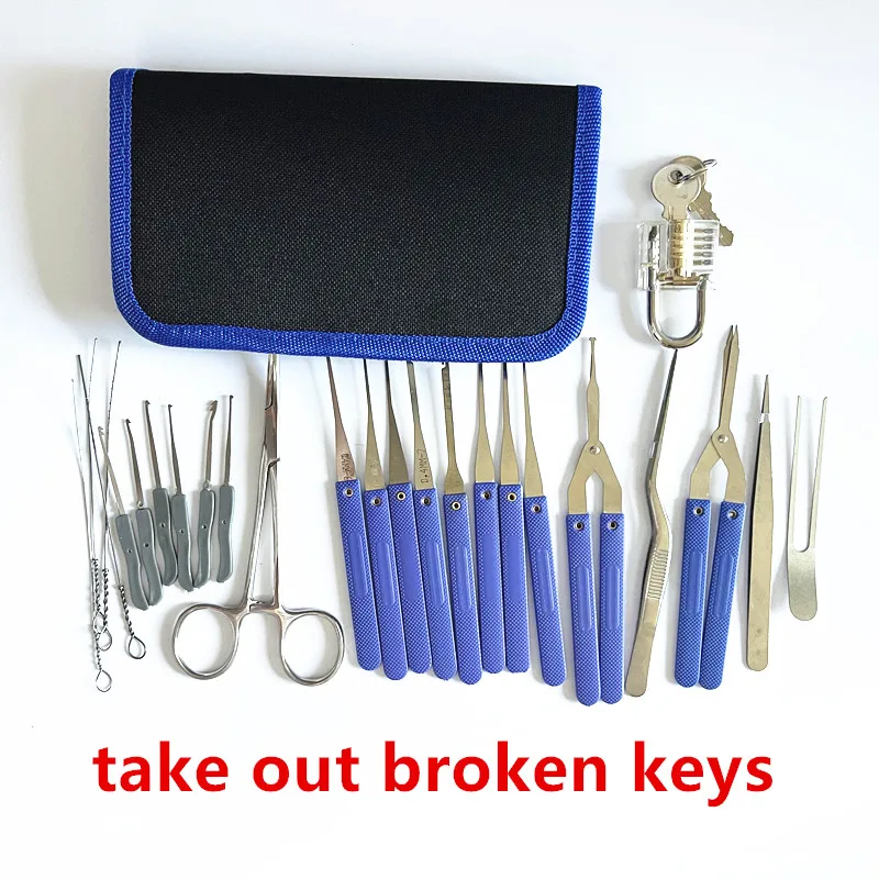 Broken Key Extractor Locksmith Tool Pack Broken Keys Kit Easily take The Broken Keys Out Of Lock