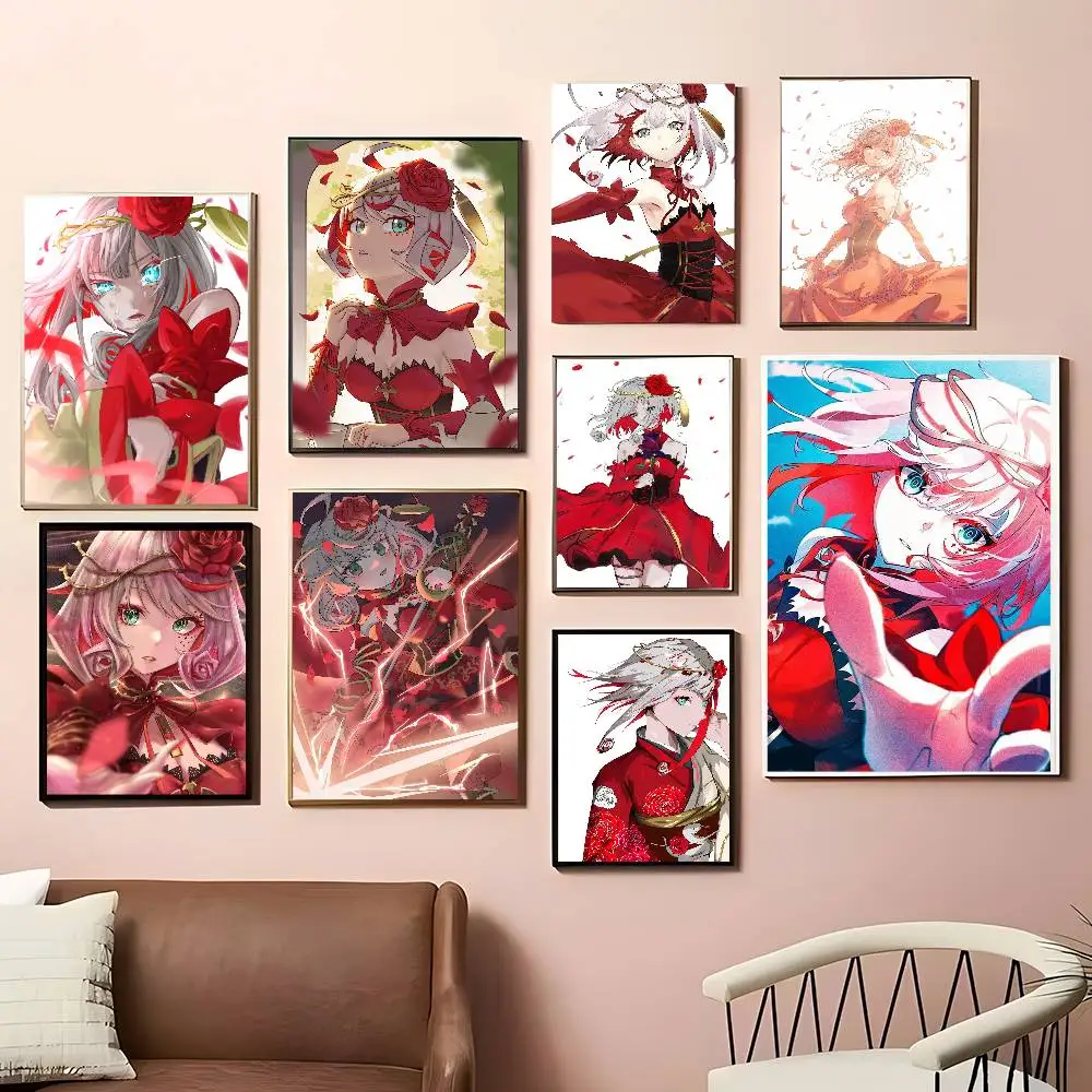 Affiches de dessins animés Takt Op D-Destiny, toile de qualité, style vintage, peinture artistique pour salon, bar, café, décoration murale pour la maison