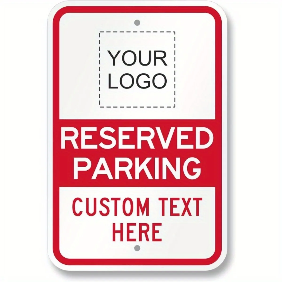 SmartSign 12"x18" Custom Parking Sign & Frame: Add Logo/Text, Rustproof, USA-Made (1-Pack)