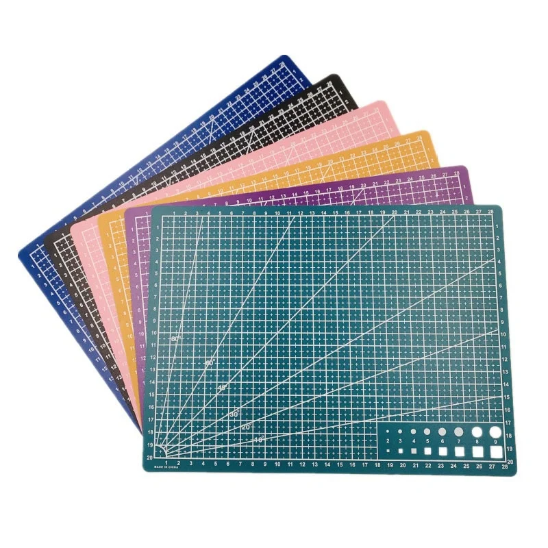 A3 Handwerk Schneidematte, einseitige Schneidunterlage zum Basteln von Silhouette, Nähen, Schneidematte, DIY Messer, Gravur, Lederschneidebrett