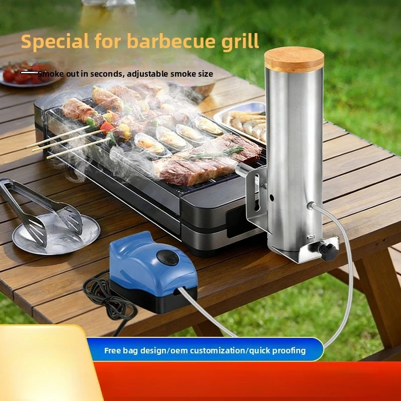 Electric Smoke Generator for Grill BBQ Smoker Tool Meat Sausage Bacon Smoking