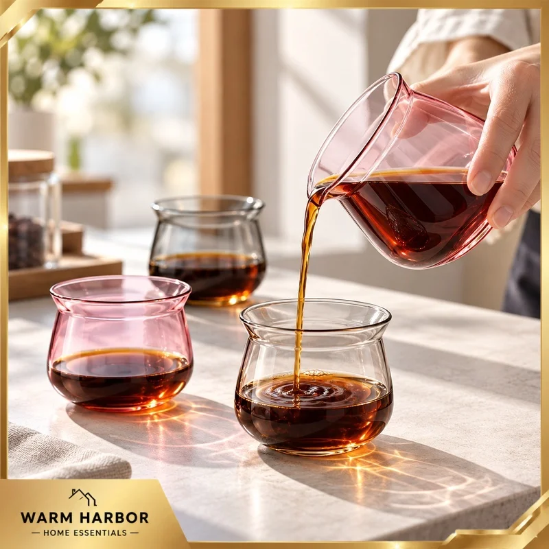 Orea Sense 175/275ml Heat Resistant Glass Coffee Tasting Cup Pour Over Aroma Sensory Carafe Transparent Sharing Server Brewer