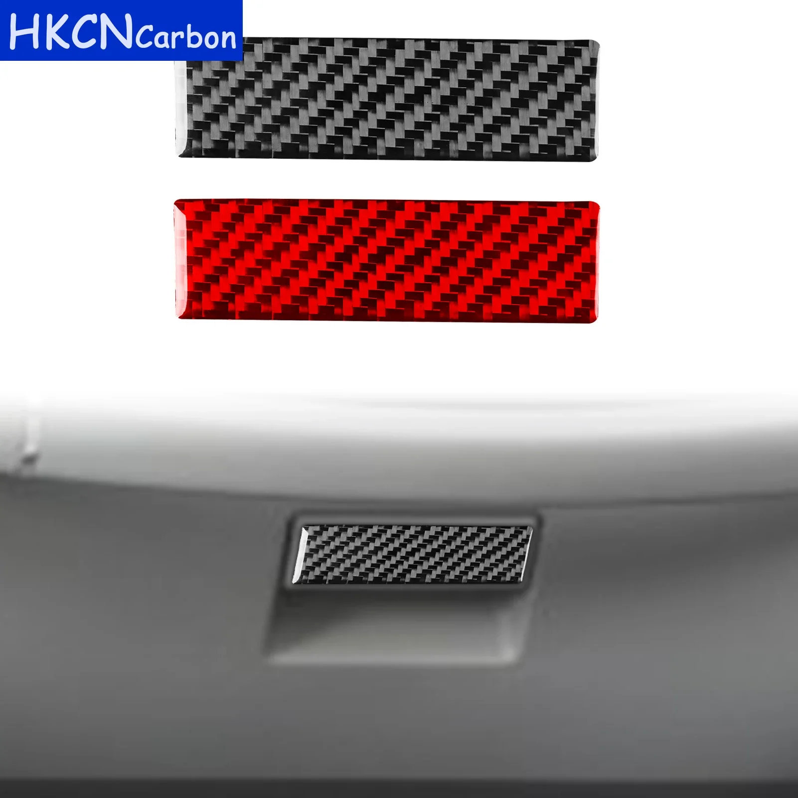 

For Jeep Liberty 2008—2012 Carbon Fiber Car Accessories Glove Box Handle Panel Cover Trim Sticker Interior Modification