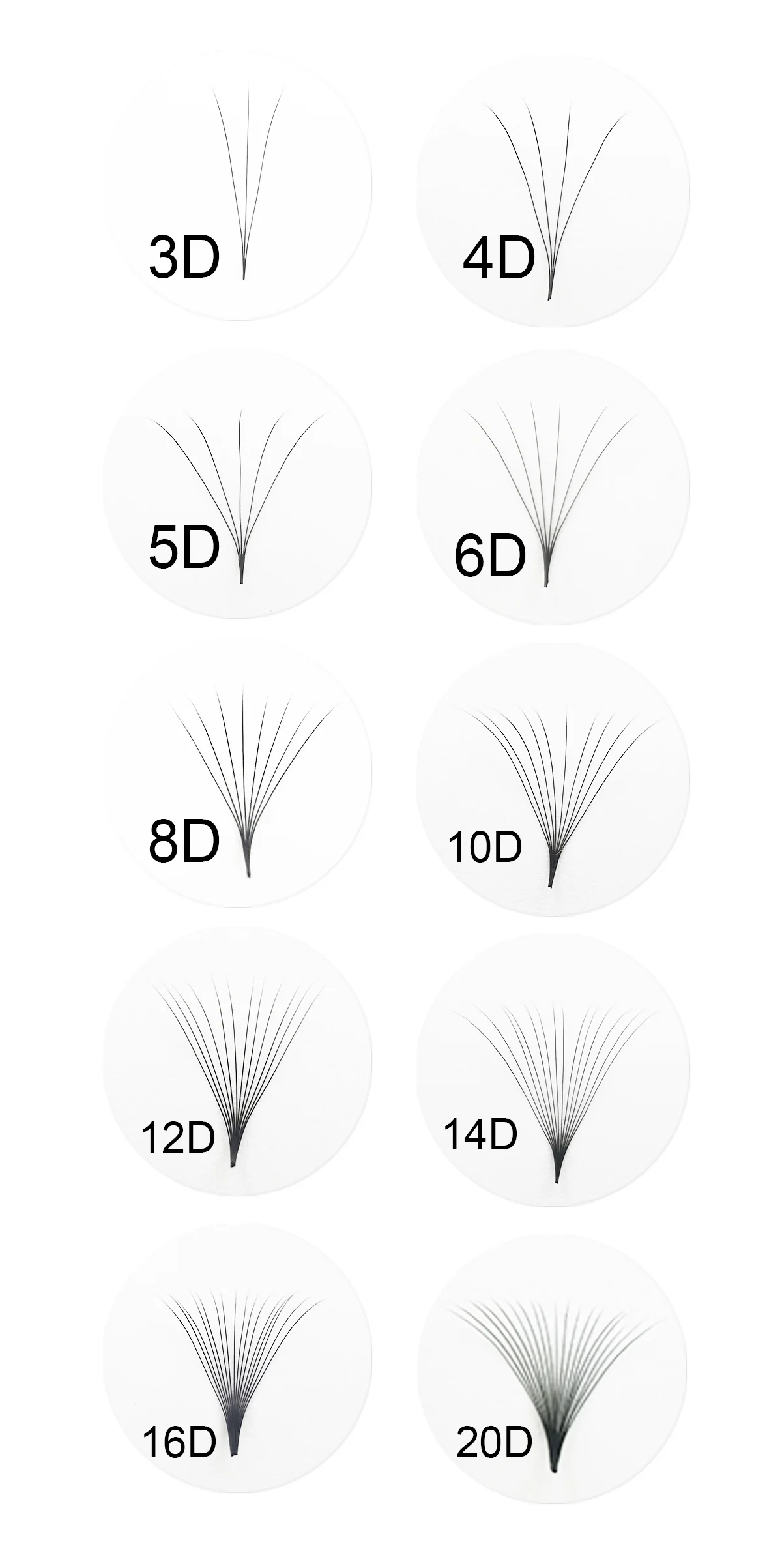 WeenWeave Ultra Speed Fans Long Stem Premade Volume Fans Eyelash Extension 600fans Russian Faux Mink Lashes Wholesale
