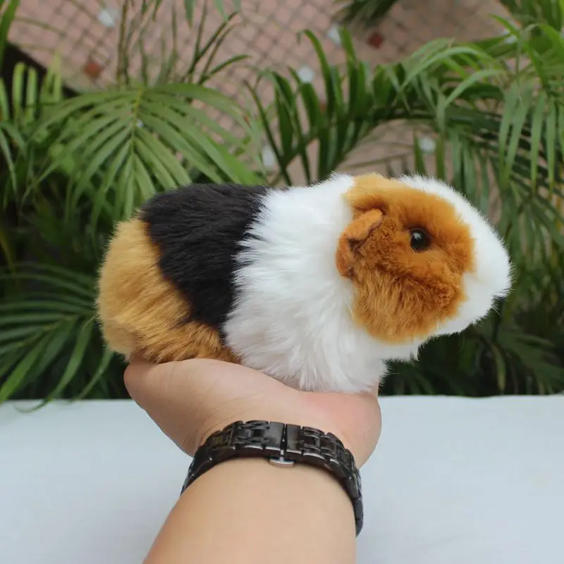 Simulated Animal Cavy Domesticated Guinea Pig Cavia Porcellus Mouse Rat Pet Model Plush Toy Stuffed Doll Girl Boy Birthday Gift