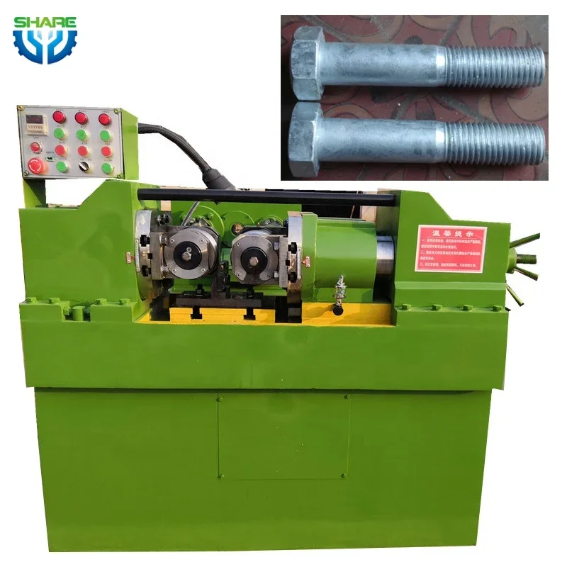 Screw threading machine hydraulic thread rolling machine