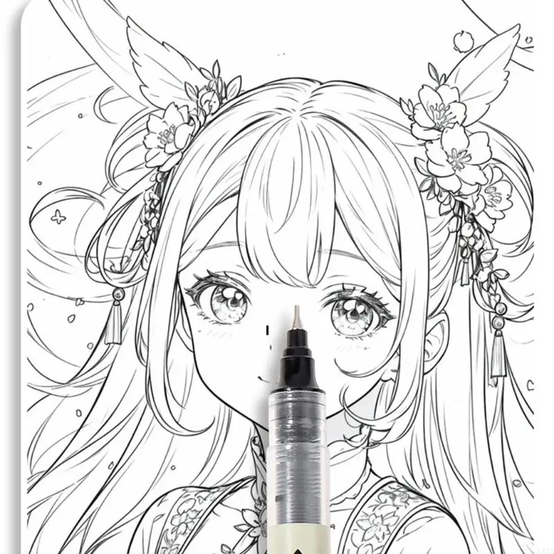 LXAA 3/4/5/6/7/8 PCS رسم القلم القلم PEN مجموعة Fineliner PEN لرسومات كاريكاتير