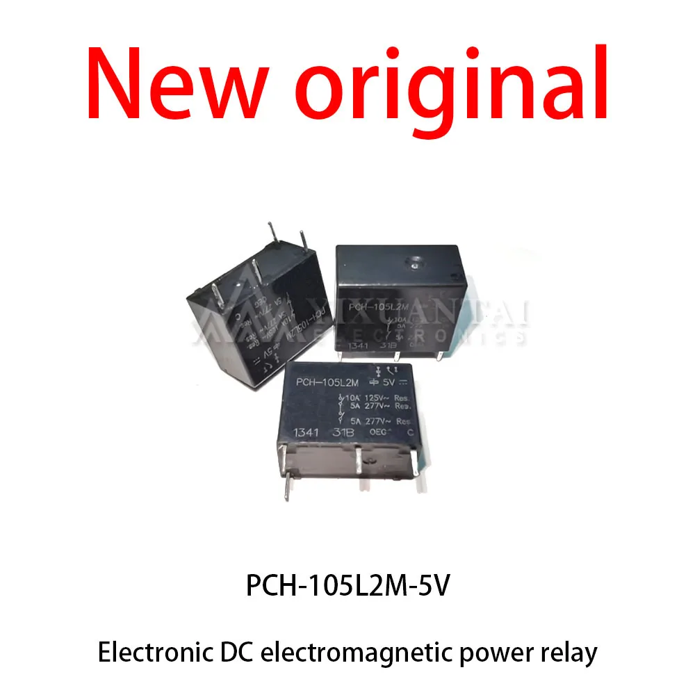 5Pcs/Lot New original  PCH-105L2M-5V Electronic DC electromagnetic power relay