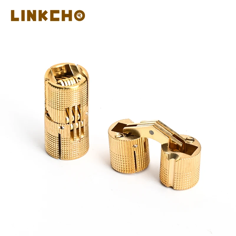 8-18 مللي متر غير مرئية كلمة واحدة المفصلي النحاس النقي أخفى المفصلي ل صندوق خشبي هدية صندوق مجوهرات إكسسوارات الأجزاء الداخلية للكمبيوتر الصغير #1