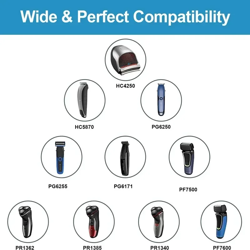 5V 1A Beard Trimmer Razor Power Adapter Charger for Remington Shaver XR1330 XR1350 PF7500 XF8500 HC5870 HC4250 MB4900 PF7600