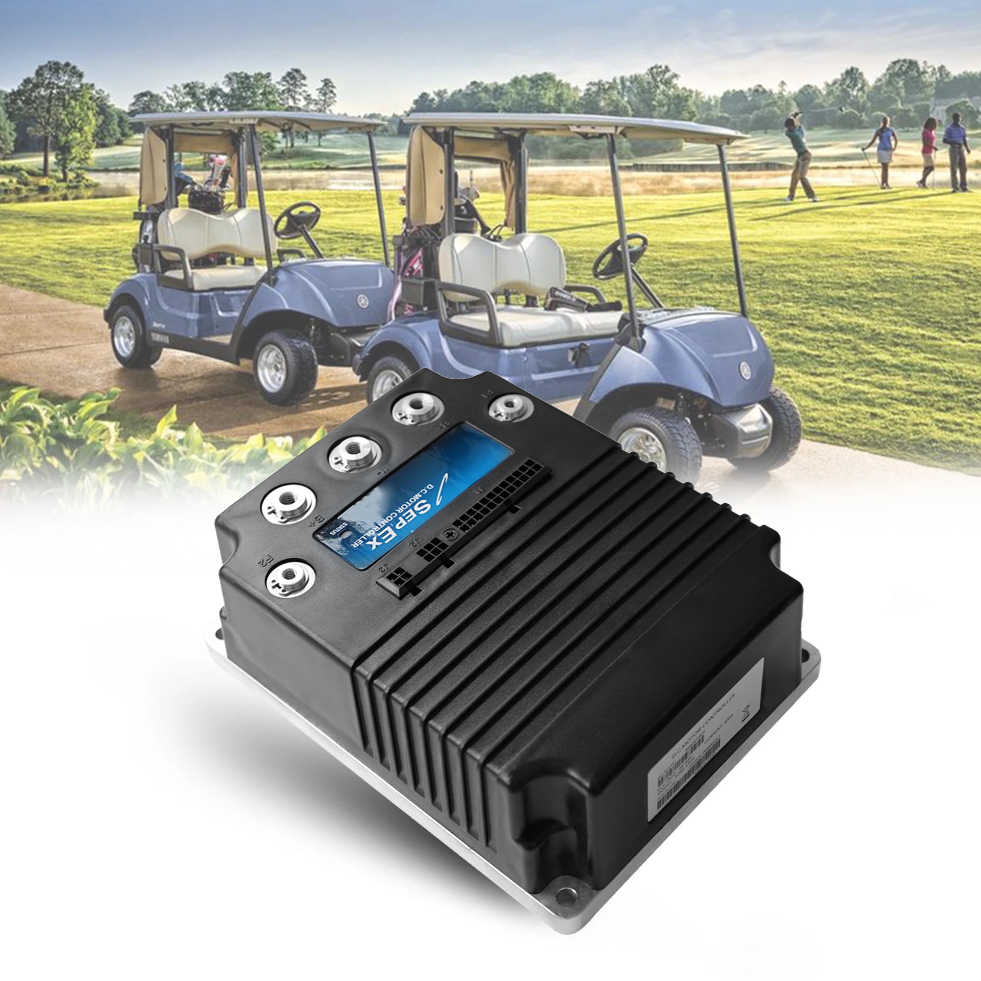 

36-48V 400A Motor Controller 1268-5403 Compatible with 1268 Electric Forklift EZ-GO Golf Carts Club Car Replace 12685403