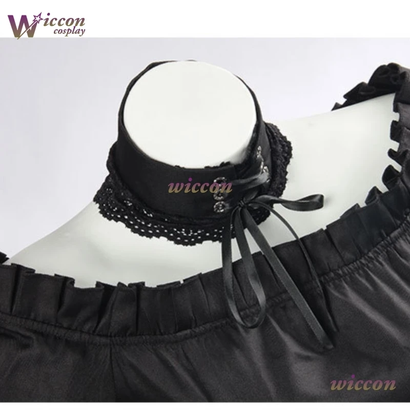 زي تنكري للفتيات من Mag Grok Ani AI زي قوطي فستان أسود بدلة صديقة لحفلات الهالوين زي لعب الأدوار للنساء #4