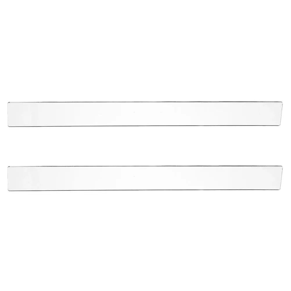 

2Pcs Acrylic Cookies Leveling Ruler Measuring Dough Roller Pastry Thickness Guides Kitchen Tool 3x29 5x0 2cm Lightweight