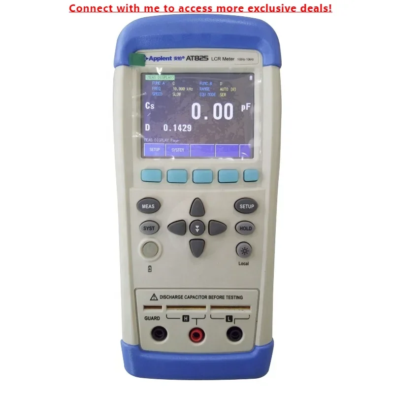 

Anbai AT825 Handheld LCR Meter With TFT-LCD Display Touch Screen AT826
