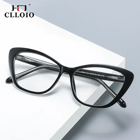 CLLOIO TR90 очки для чтения "кошачий глаз" для женщин — внешний вид товара