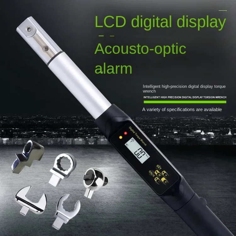 

Replaceable Plug Intelligent High-Precision Digital Torque Wrench LCD-4H27200 Electronic Torque Wrench