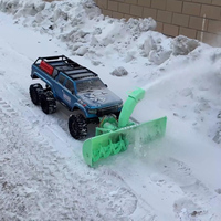 Remote Control Snowplow Model Snow Shovel for 1/8 1/10 RC Crawler Car Traxxas TRX4 Trx6 Km6 SCX10 Defender Wrangler Universal