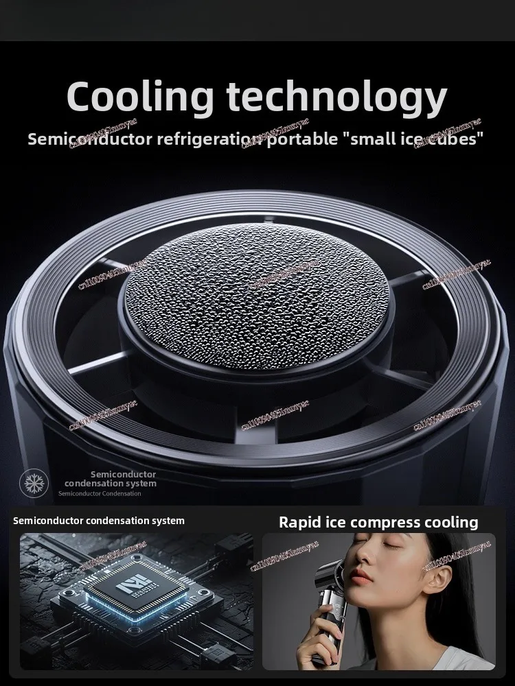 Handheld Semiconductor Ice Cooling Small Fan High Speed Silent Usb Rechargeable Portable Outdoor Mountain Climbing Travel Long