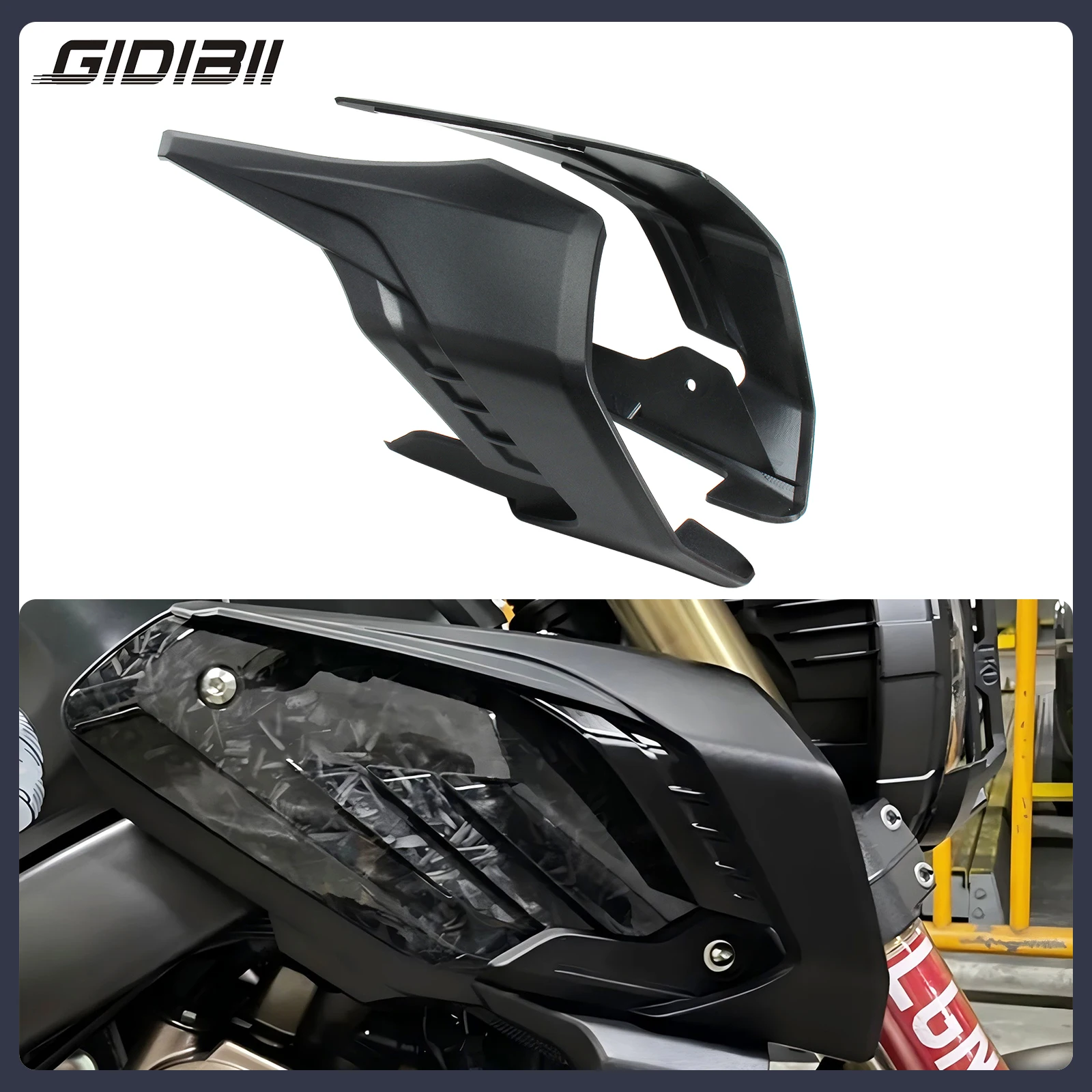 

1 Pair Front Fairing Aerodynamic Winglets For Honda CB650R 2019 2020 2021 2022 2023 Side Spoilers Wing Dynamic Wing Kit