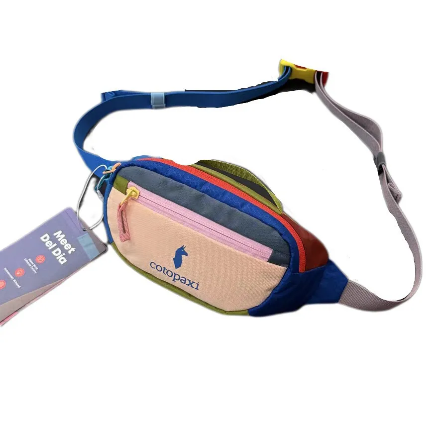 2026 حقيبة كروس جديدة وحزام حقيبة خارجية بألواح متباينة الألوان حقيبة خصر للسفر #5