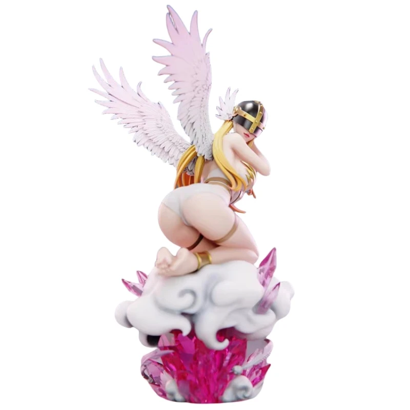 

25Cm Yin Yuan Studio Gk Digimon Adventure Angewomon Lady Devimon Anime Action Figure Statue Ornament Model Garage Kit Toys Gift