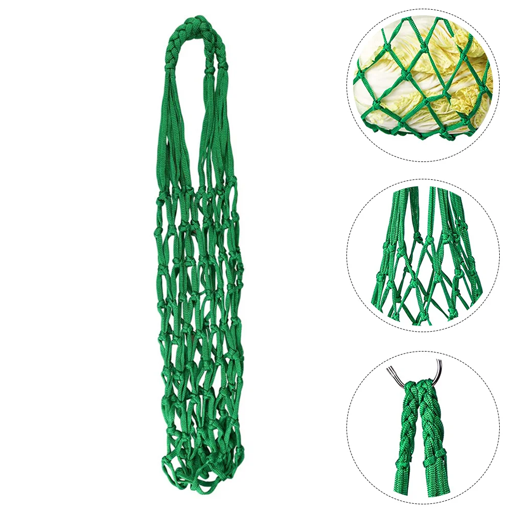 Livestock Feeding Mesh Bag Comfortable Feeder Nylon Trustworthy Braided Rope Outdoor Hanging