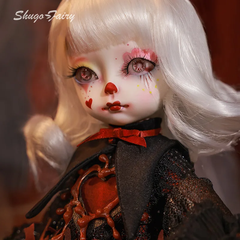 ShugaFairy Roko 1/6 Bjd Doll Halloween Hearts Clown Sad Style Party High Quality Ball Jointed Dolls Toys