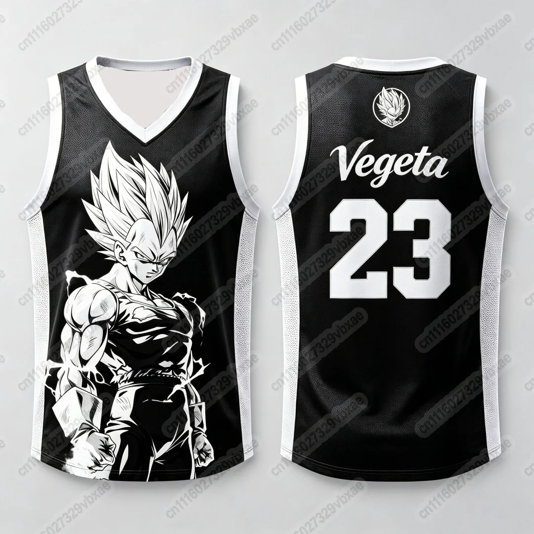 2026 Sommer Dragon Ball Goku Oversized Anime-Print Herren Ärmellose T-Shirts Trainingsweste Sommer Schnelltrocknend Familien-Partnerlook – Detail 10