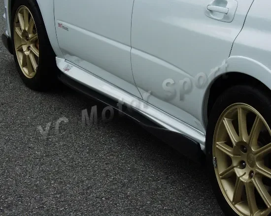 Autozubehör Carbonfaser CS Bottom Line Style Seitenschweller passend für 2004-2007 Impreza WRX STI 8.-9. GDA GDB Seitenschweller