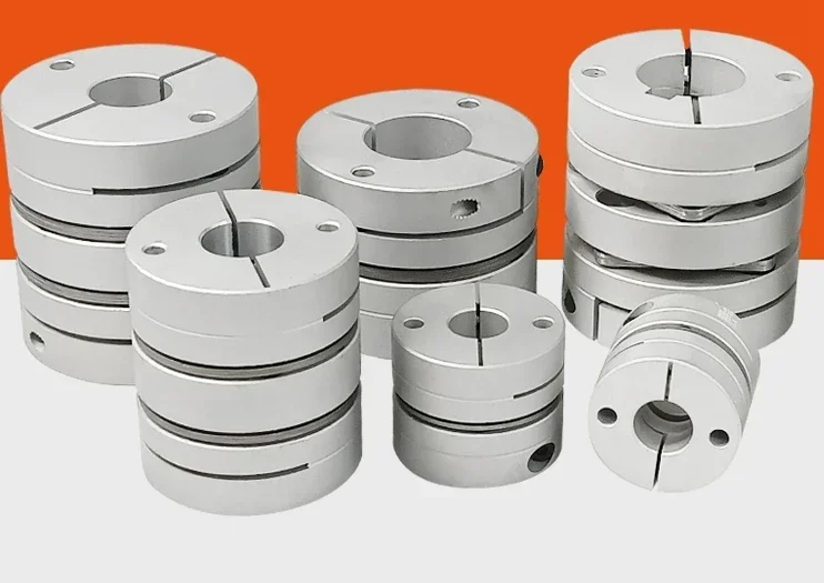 KH4 aluminum alloy elastic single and double diaphragm laminated coupling servo motor screw rod club coupling