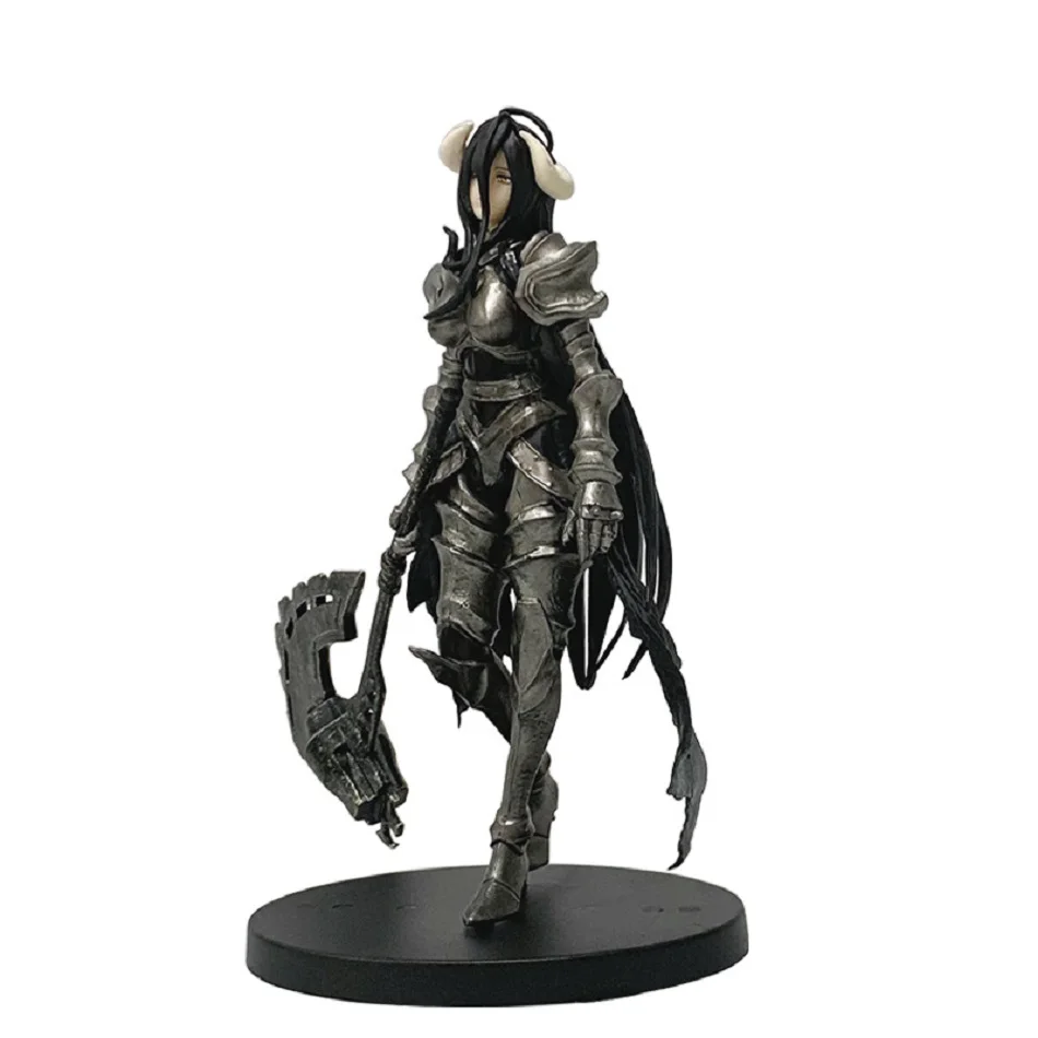 18 cm Overlord Anime Figuur Albedo Armor Design Party Dress Serie Actiefiguur PVC Bureau Decoratie Collectie Model Speelgoed Cadeau