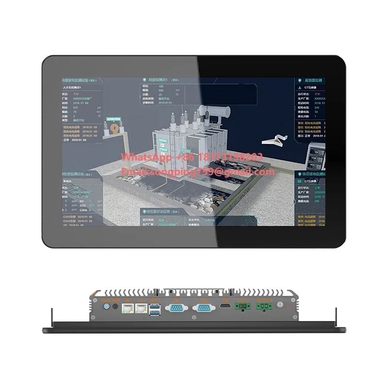 

13.3 15.6 18.5 21.5 23.6 27 Inch IP65 Touch Screen Monitor All in One Panel PC Wall Mounted Android Windows Industrial Pc