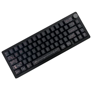 140 Keys Sublimation Customized Crush Keycaps Cherry Profile With 6.25u 7u Spacebar For MX Switch Mechanical Keyboard