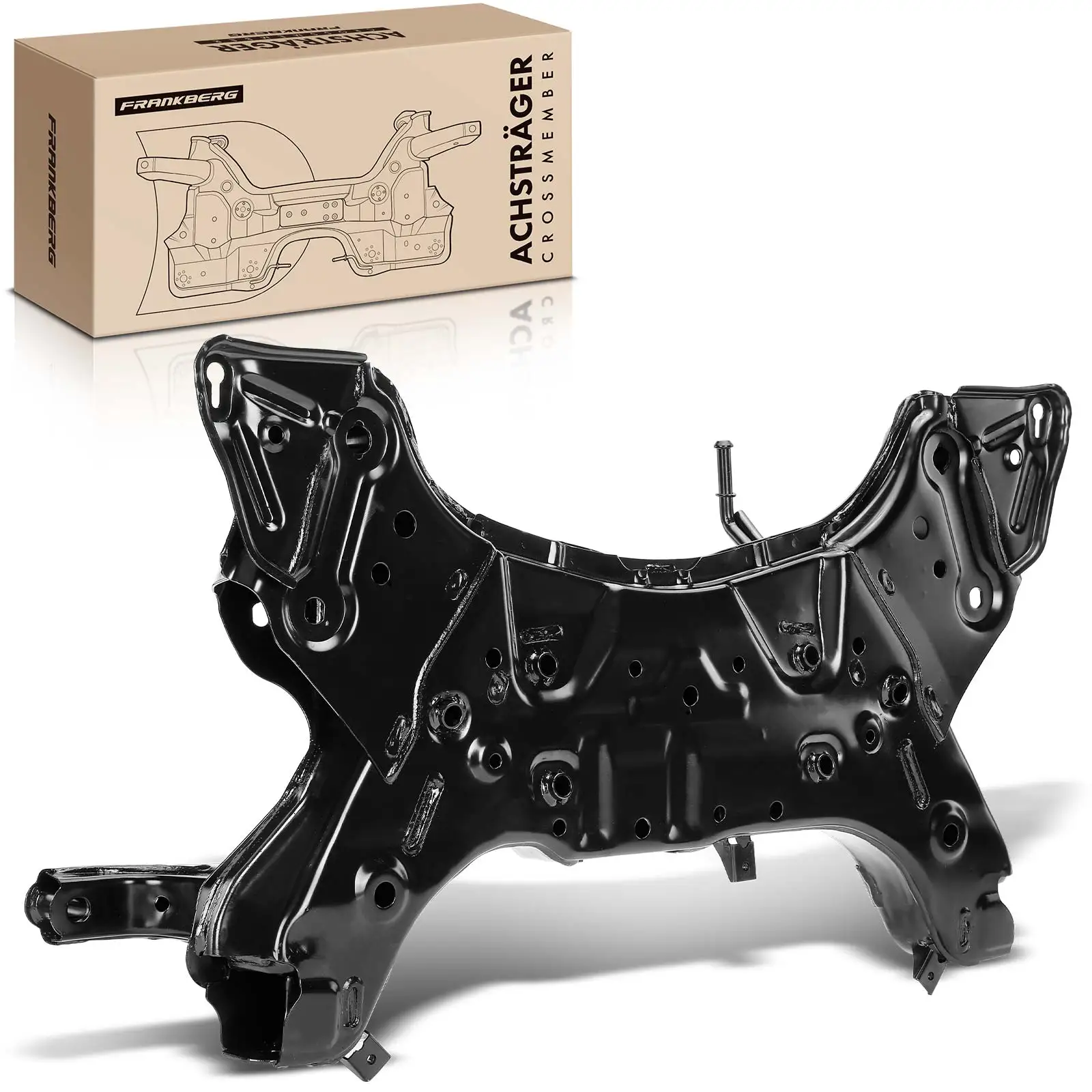 Frankberg 1x Aslageras, asdrager, motorhouder, vooras voor Hyundai i30 GD, i30 Coupé, KIA Cee'D JD, Pro Cee'D 62405-A6105