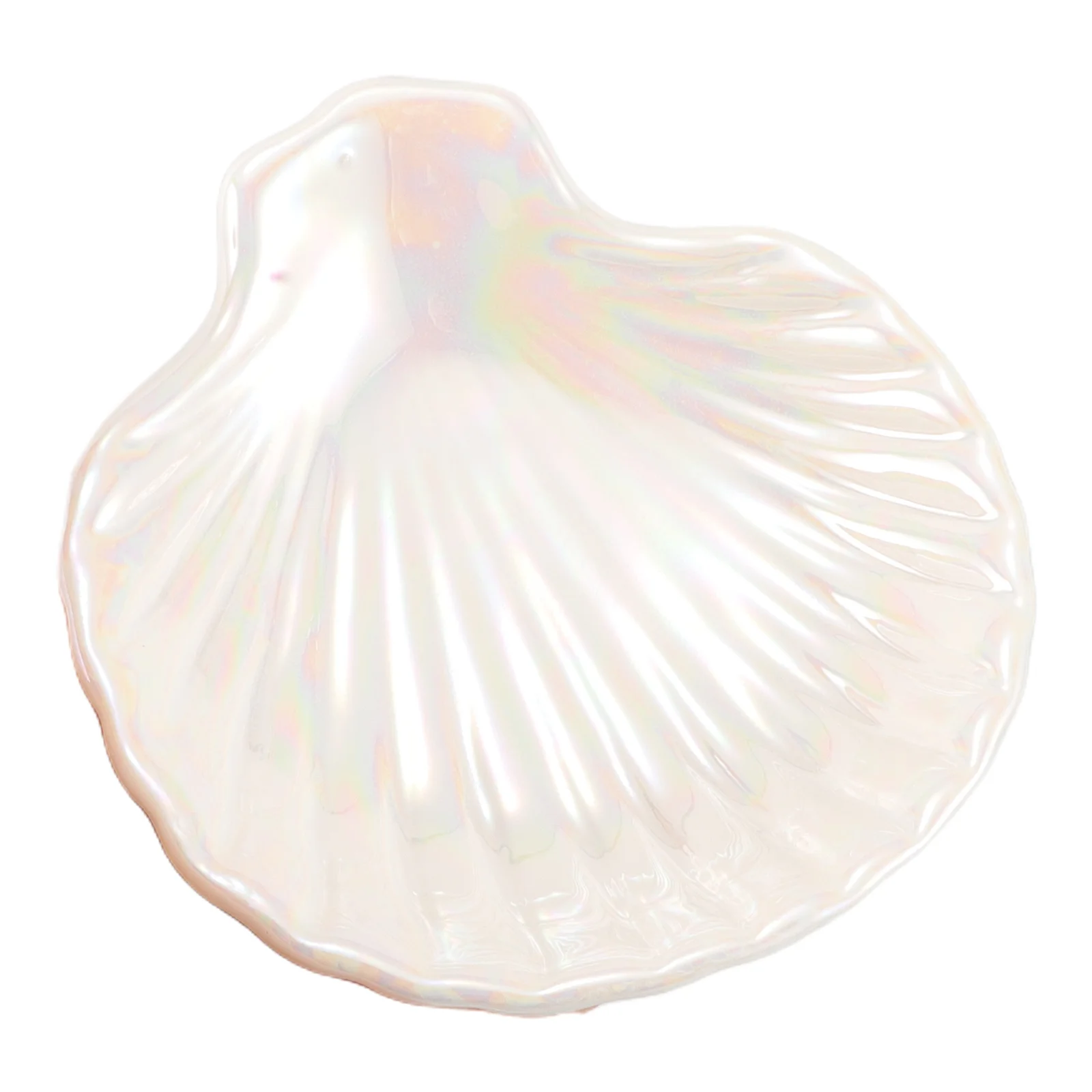 

Ceramic Shell Shape Jewelry Dish Trinket Tray for Rings Earrings Necklaces Home Decorative Storage Organizer Gift