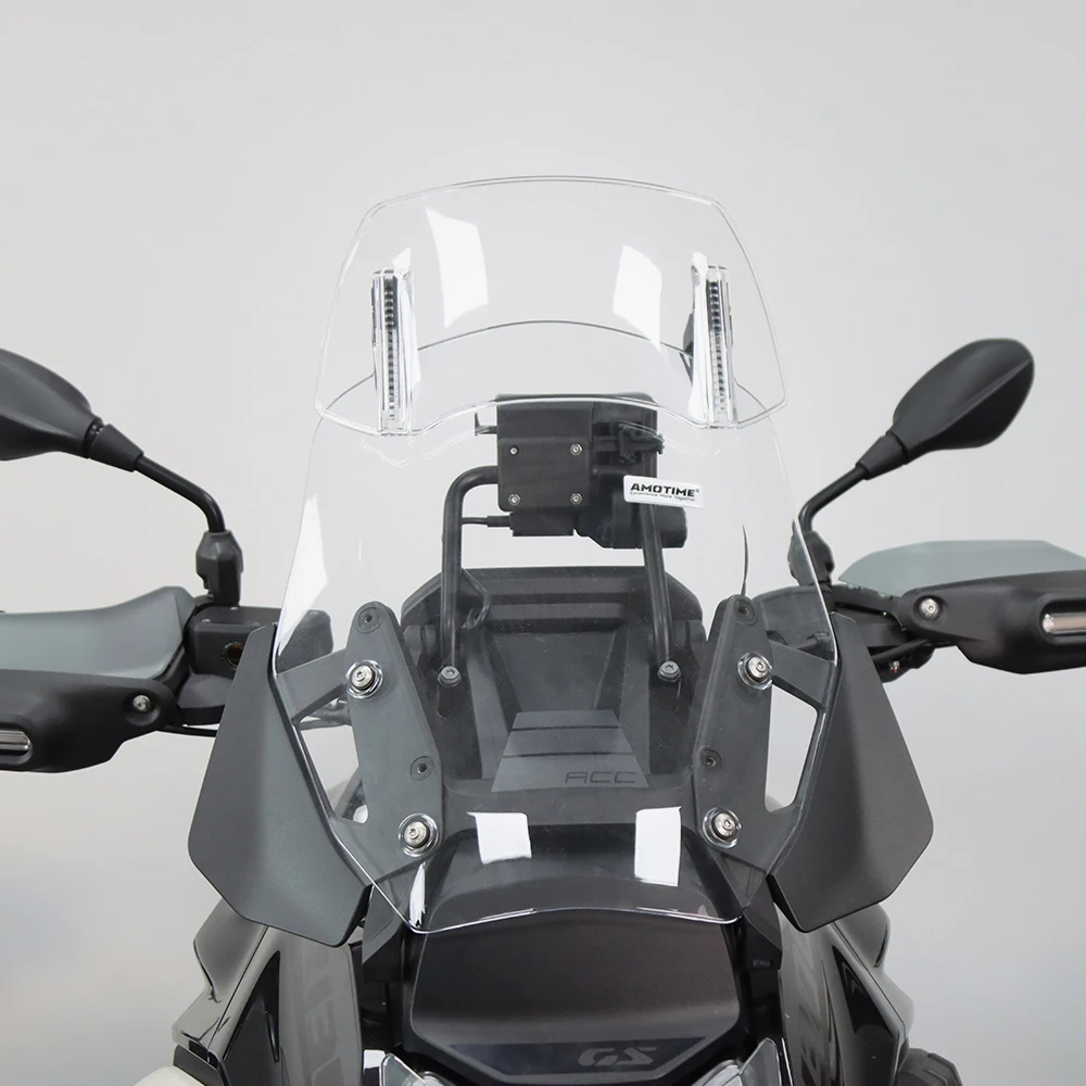 Universal Adjustable Windscreen Extension Deflector For Suzuki VStrom 650 GS650 Bandit GSF 650 /V-Strom GSF600 Skywave DR-Z400