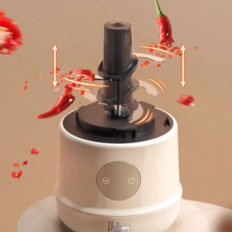 Multifunctional Electric Meat Grinder & Food Processor for Home Use - Automatic Vegetable Chopper for Seniors