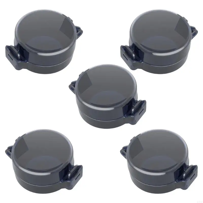 K8GF 5pcs/set Adesive Deadbolts Coperchio sicurezza per bambini Protettore sicurezza per bambini Design chiaro Design