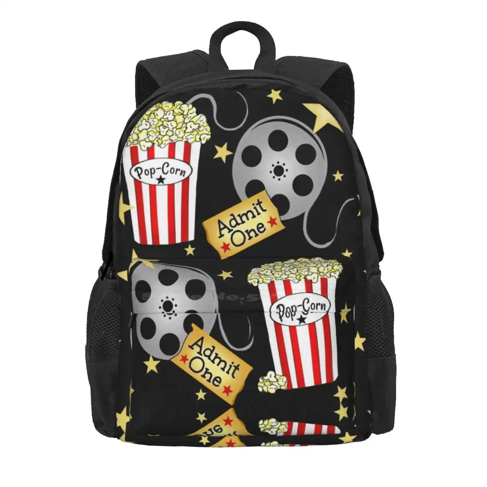 Vip Movie Night / Pop Corn Hot Sale Schoolbag Backpack Fashion Bags Popcorn Pop Corn Movies Real Stars Theater Films Snack