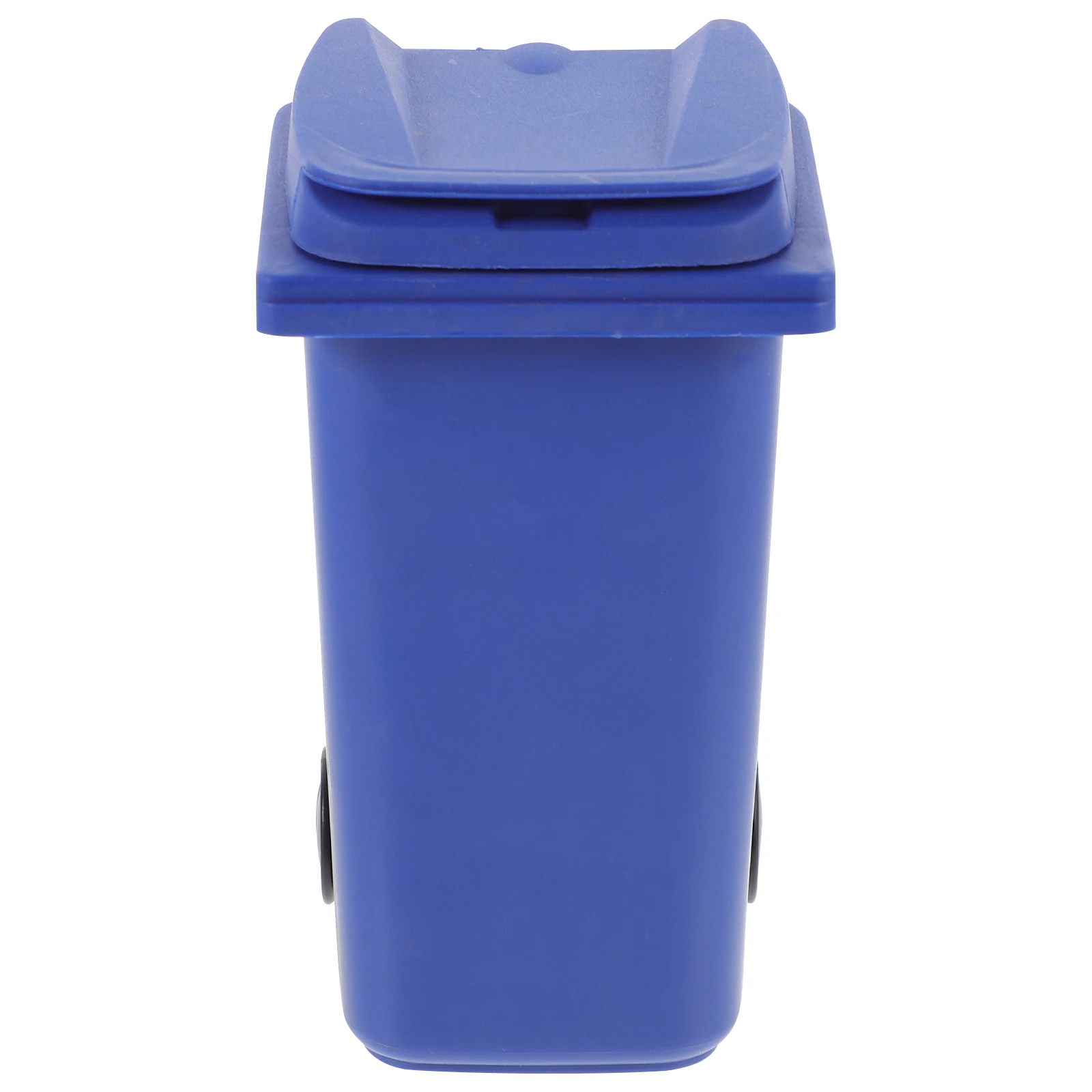 

Desktop Plastic Trash Can Garbage Office Cans for under Mini Recycling Bin Smart with Cover Small Lid Waste