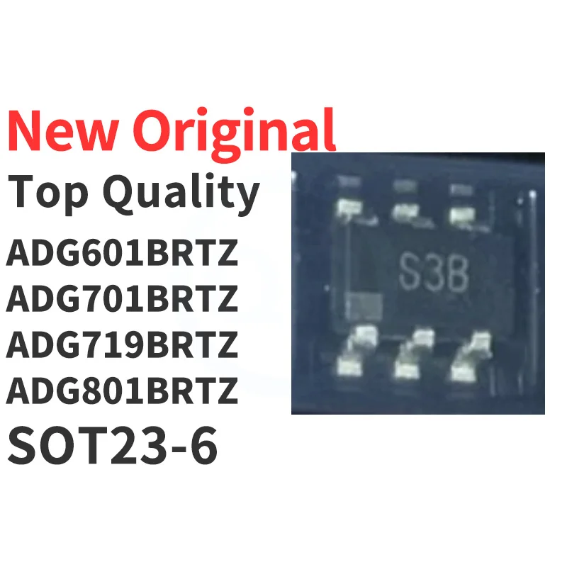 (1 قطعة) ADG601BRTZ/BRT ADG701BRTZ ADG719BRTZ ADG801BRTZ STB S3B S3B S5B S06 SOT23-6 جديد أصلي