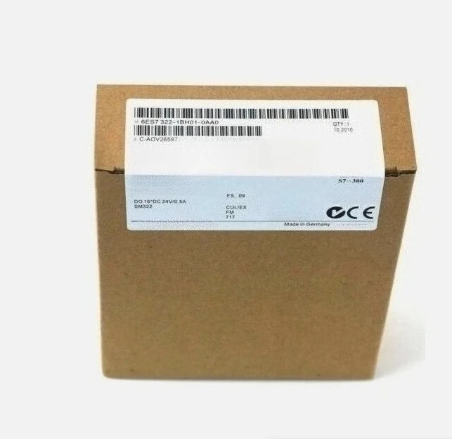 

Совершенно новый оригинальный модуль цифрового вывода 6ES7322-1BF01-0AA0 S7-300 6ES7 322-1BF01-0AA0 SM 322 DO 8xDC24V/2A Быстрая доставка