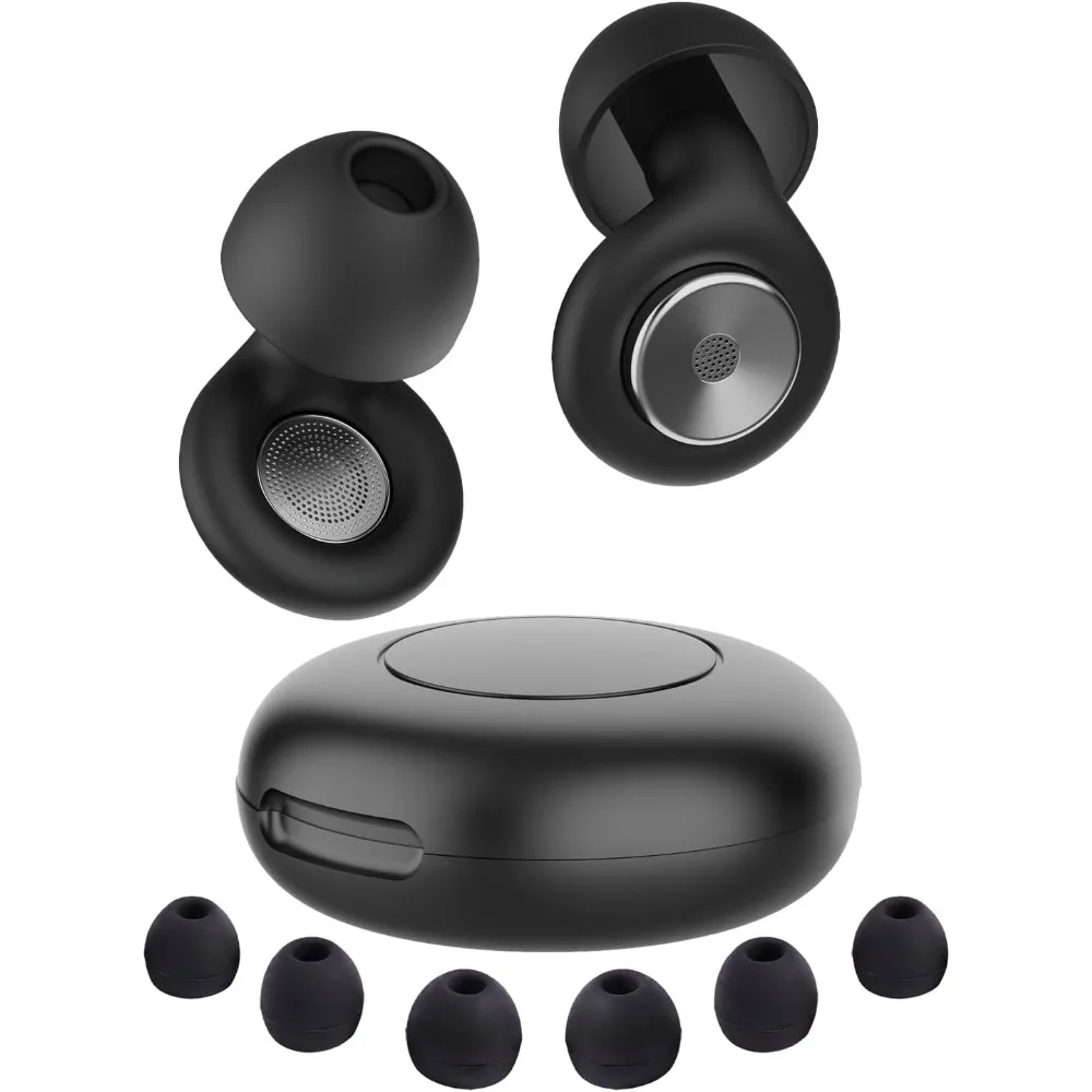 Ear Plugs for Sleep, 50dB Noise Cancelling Ear Plugs for Noise Reduction, Reusable Silicone Sleeping Earplugs for Snoring