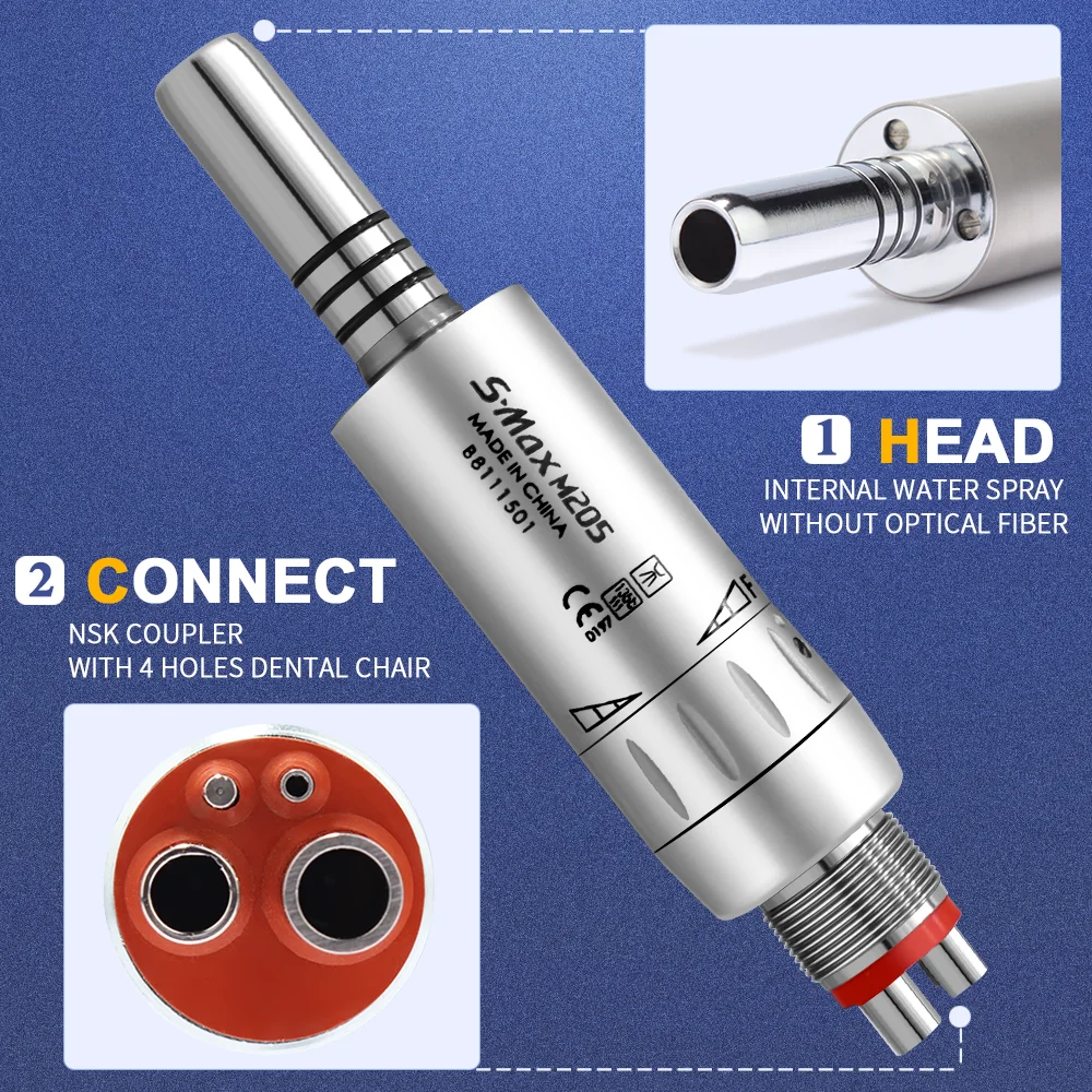 Inner water low speed handpiece set M205S 1:1 contra angle non-optic connect 2/4 holes  chair