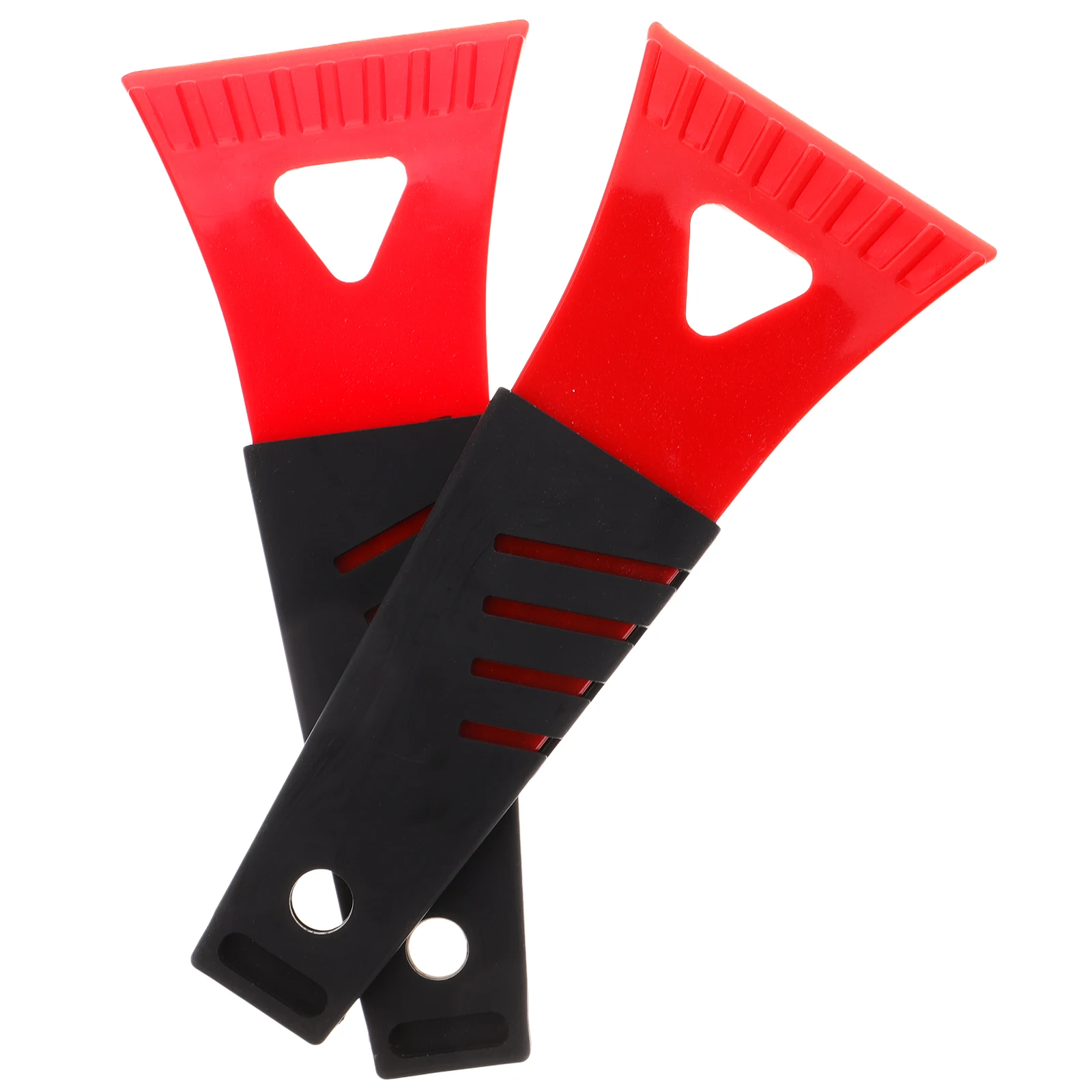 

2Pcs Mini Plastic Ice Scraper Compact Lightweight Portable Car Snow Removal Tool for Windshield Freezer Defrost Kitchen Cleaning