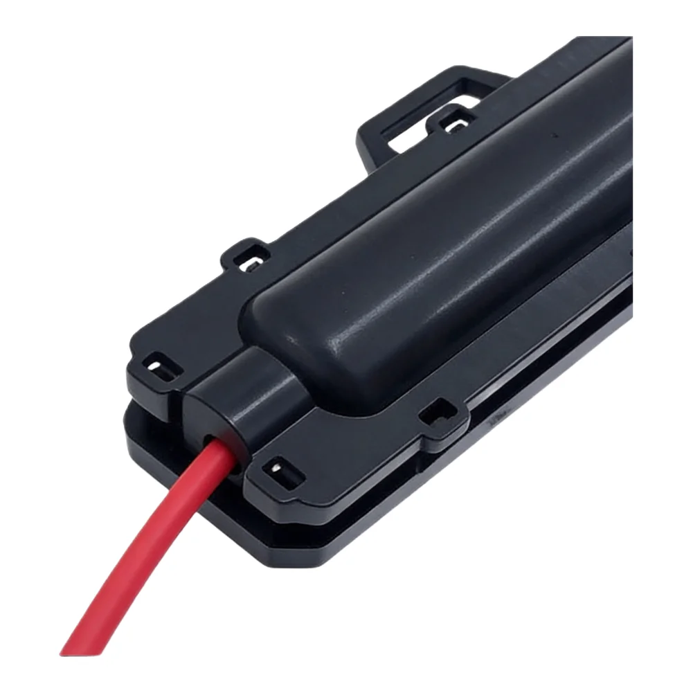 Black PPO Photovoltaic Connector Protection Box Waterproof Junction Housing For Solar Panel Cable Connection And Marine Power Sy