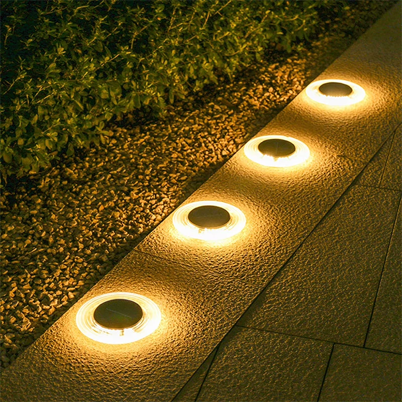 1/2Pcs Solar Light Outdoor Waterproof, Ground Lights, Garden Lamp Landscape Lighting for Pathway Driveway Patio Backyard Walkway
