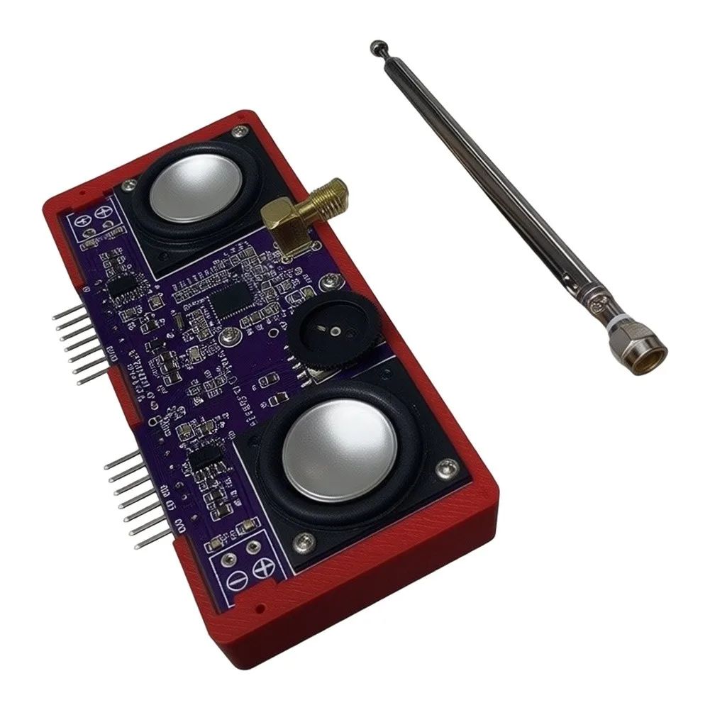 2025 Compact TEA5767 FM= Receiver Module 1W Dual Output For Flipper Zero= Hardware Hacking & Radio Projects DIY Expansion Kit - view 3